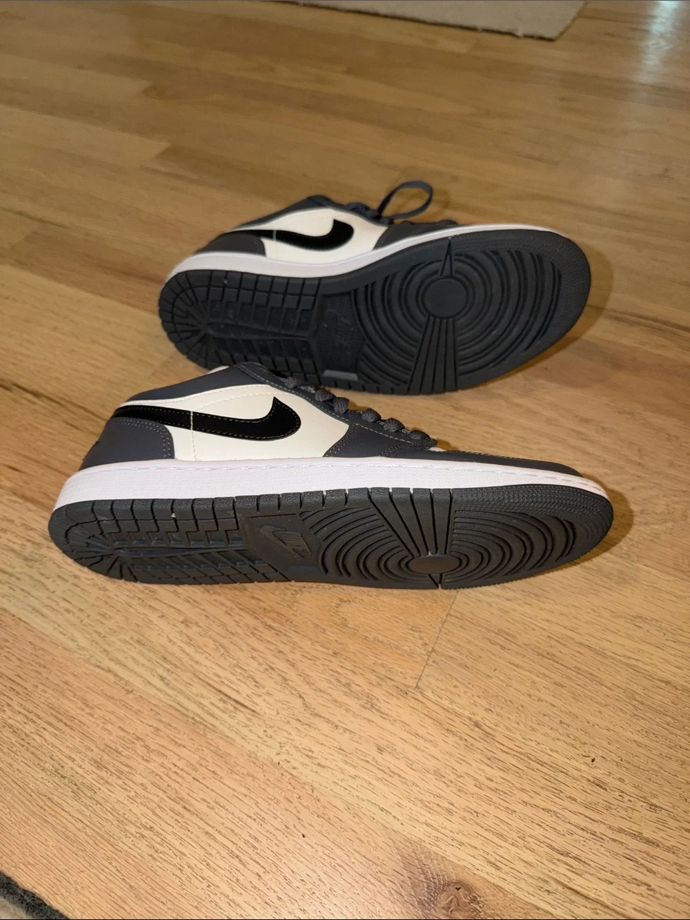 Nike Air Jordan -White and Dark Gray